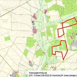 Lageplan ©(DTK 10/Stand 2020-2022) LVermGeoLSA (www.lvermgeo.sachsen-anhalt.de) A18-223-2009-7