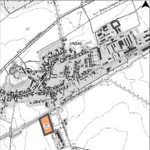 Lageplan ©Quelle: Planzeichnung 2. Änd. FNP Lindau, [DTK 1:10.000/September 2023] GeoBasis-DE©LVermGeoLSA 2023, https://lvermgeo.sachsen-anhalt.de